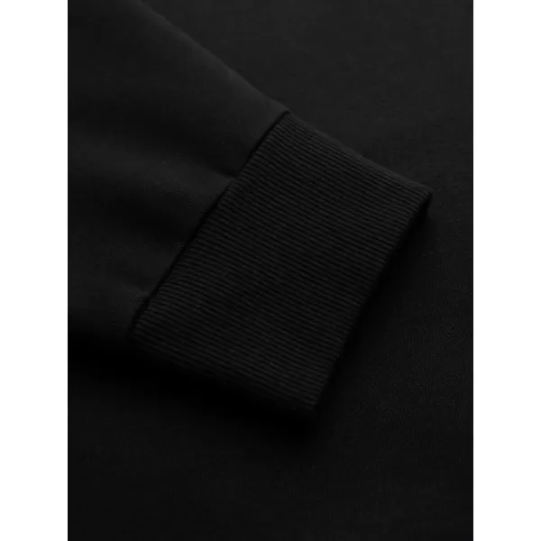  Hanorac pentru bărbați OMBRE OM-SSNZ-0250 NEGRU 
