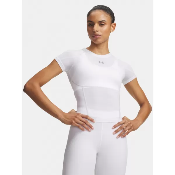  Tricou pentru femei UNDER ARMOUR HEATGEAR ELITE SS 6015368-100 ALB 