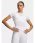 Tricou pentru femei UNDER ARMOUR HEATGEAR ELITE SS 6015368-100 ALB