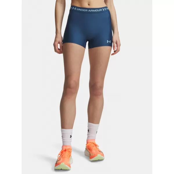  Pantaloni scurți de damă UNDER ARMOUR HEATGEAR SHORTY 6010725-498 ALBASTRU 