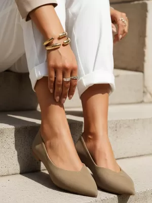 Pantofi de dama DSTREET ZY1350 CARAMEL