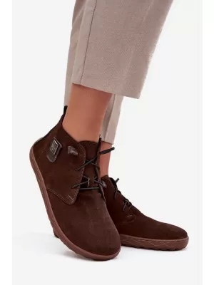 Pantofi de dama ZAZOO 30072 CIOCOLATĂ