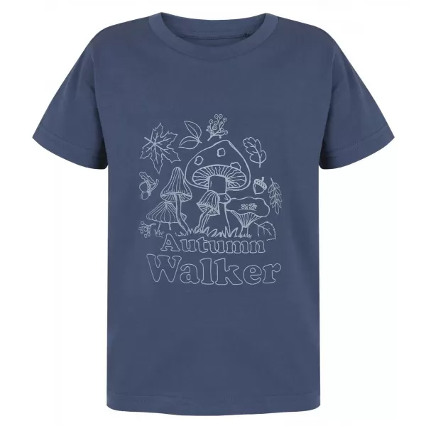  Tricou pentru copii HUSKY TEE MUSHROOM K ALBASTRU 