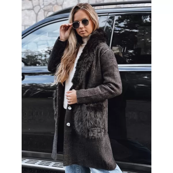  Palton de damă DSTREET TY5229 NEGRU 