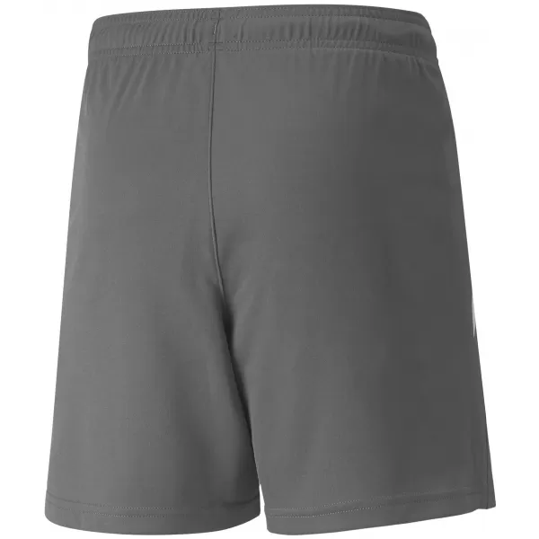  Pantaloni scurți pentru copii PUMA TEAMLIGA SHORTS JR 704931-13 SMOKED PEARL/ PERLAT AFUMAT/ALB PUMA 