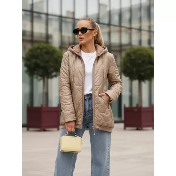  Geaca de dama DSTREET TY5547 CARAMEL 