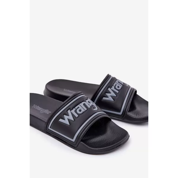  Papuci pentru bărbați WRANGLER AVERELL 20251042.25Y NEGRU 