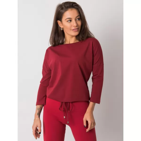  Bluza de dama BASIC FEEL GOOD RV-BZ-4691.43P BURGUNDIA 