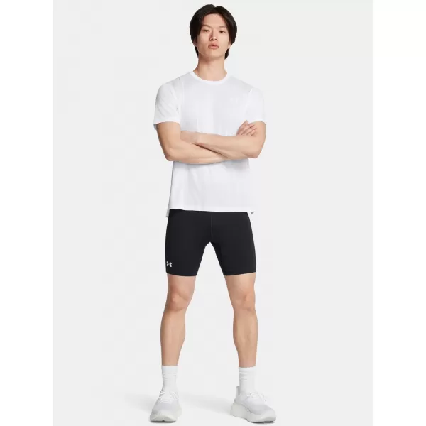  Jambiere pentru bărbați UNDER ARMOUR UA LAUNCH HALF TIGHTS 1387011-001 NEGRU 