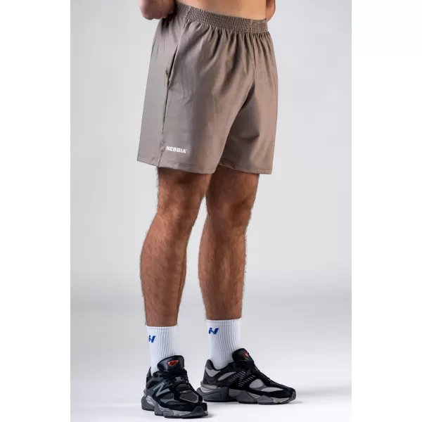  Pantaloni scurți de antrenament POWER 902 LIGHT BROWN ASH Nebbia 