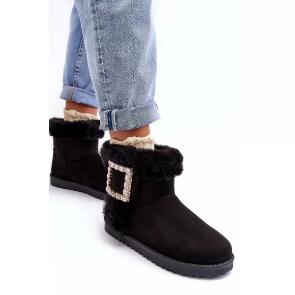  Pantofi de dama BOTO DULCA 27598 NEGRU 