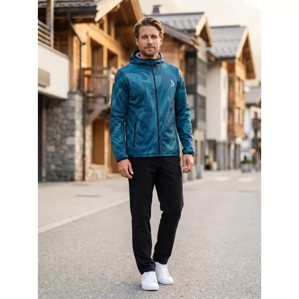  Jachetă softshell premium pentru bărbați ALTISPORT VOJ/ALM072JACK01 KEROSENUL 