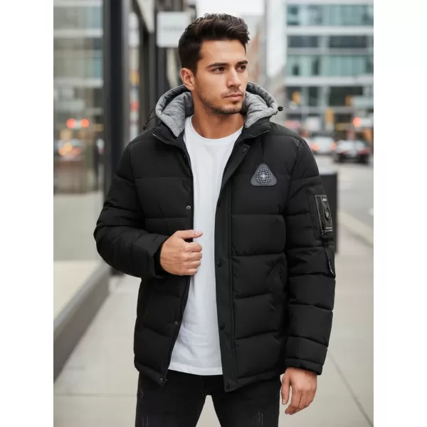 Jachetă pentru bărbați DSTREET TX5091 NEGRU 