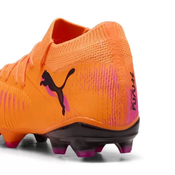  Cizme PUMA FUTURE 8 MATCH FG/AG 108593-03 HEAT FIRE/ CĂLDURĂ FOC/PUMA NEGRU/RAVISH 