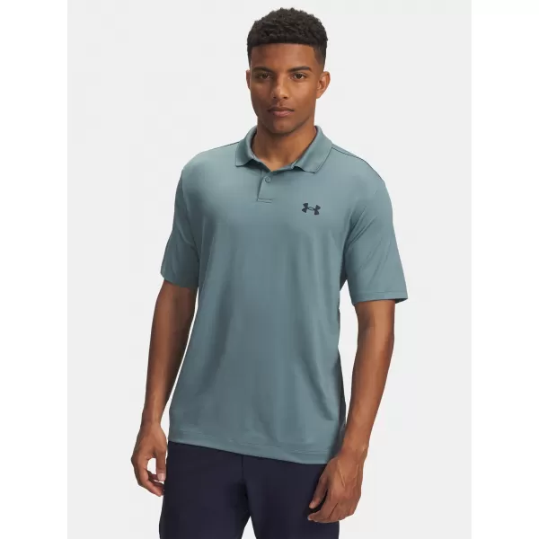  Tricou pentru bărbați UNDER ARMOUR UA MATCHPLAY POLO 1377374-587 ALBASTRU 