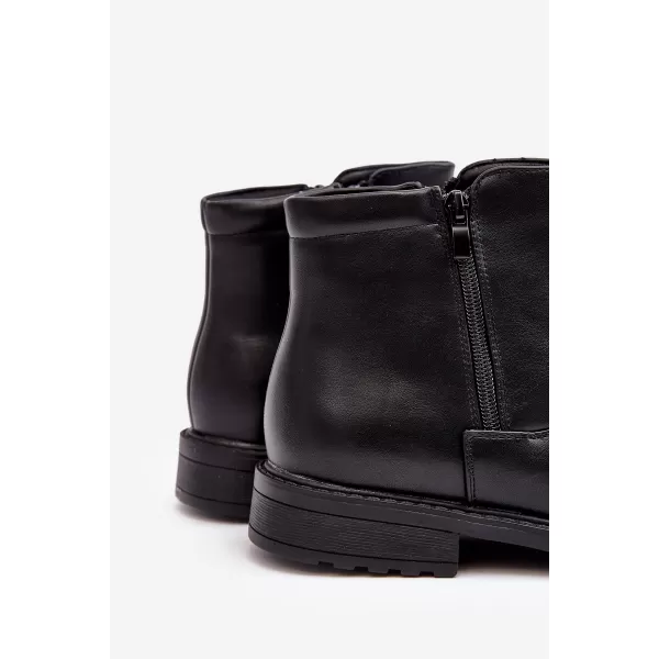  Pantofi pentru bărbați BOTO BROSTA 28227 NEGRU 