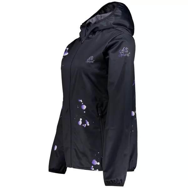  Jachetă softshell premium pentru femei ALTISPORT VOJ/ALW077JACK01 NEGRU/VIOLET 
