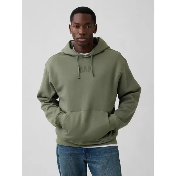  Hanorac pentru bărbați GAP OVERSIZED HOODIE PULLOVER 871808-03 VERDE MESCULEN 