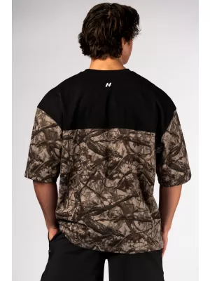 Tricou supradimensionat POWER 898 LIGHT BROWN CAMO Nebbia