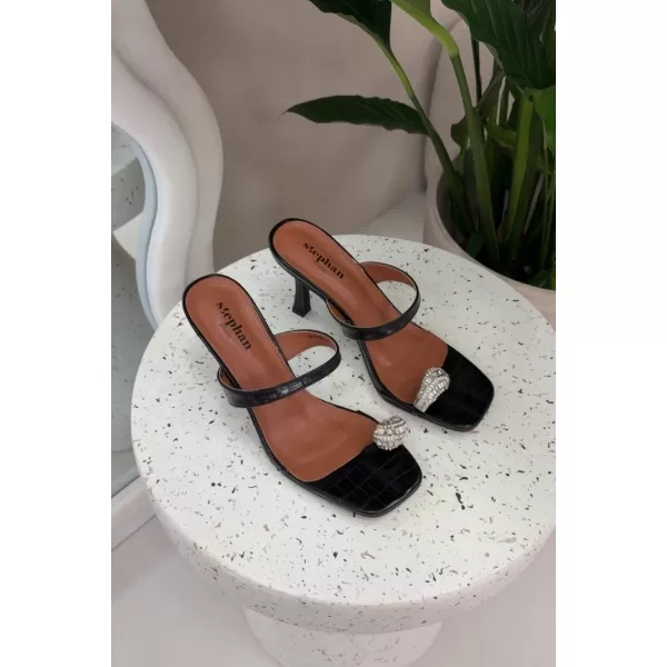  Pompe de damă cu toc BOTO LORISSA 41452 NEGRU 