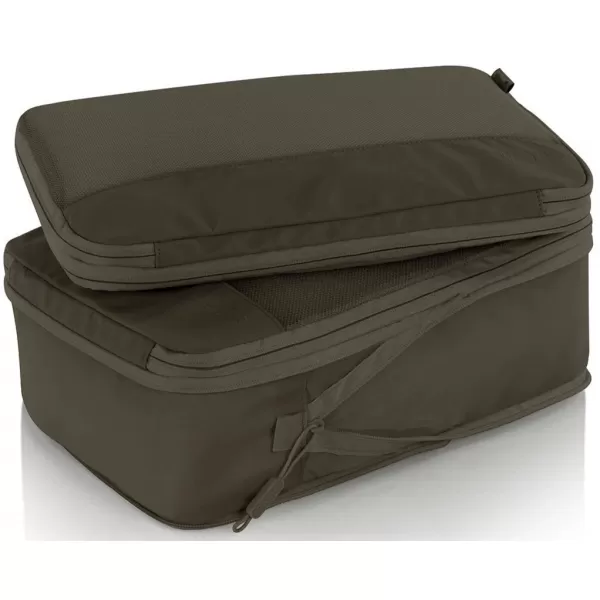  Valiză HEYS Ecotex Compression Packing Cube 4 Pc Set MUŞCHI VERDE 