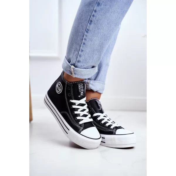  Adidasi de dama BIG STAR GG274012 NEGRI Pantofi Big Star 
