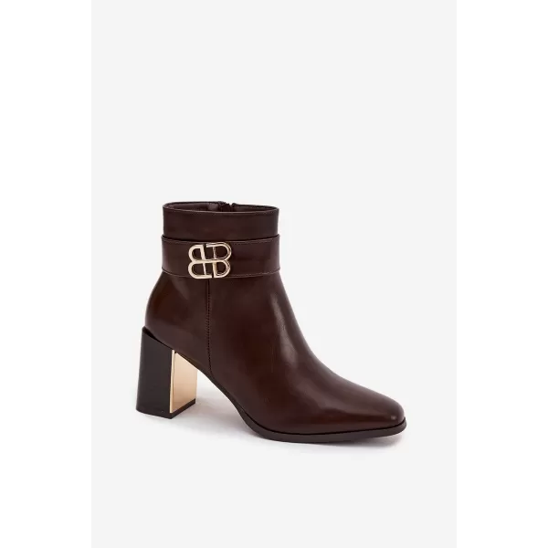  Pantofi de dama cu toc BOTO GALINNE 40566 MARO 