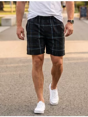 Pantaloni scurți pentru bărbați SAM 73 MS 712 NEGRU
