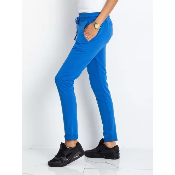  Pantaloni de trening pentru femei BASIC FEEL GOOD RV-DR-3698.06X ALBASTRU ÎNCHIS 