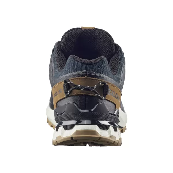  Pantofi pentru bărbați SALOMON XA PRO 3D V9 GTX LIFELONG M L47963800 NEGRU/COYOTE BROWN/GHEAȚĂ DE VANILIE 