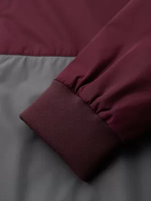 Jachetă pentru bărbați OMBRE OM-JANP-0242 GRI-VISINIU