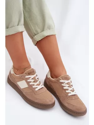 Adidasi de dama BIG STAR TT274177 BEJ Pantofi Big Star