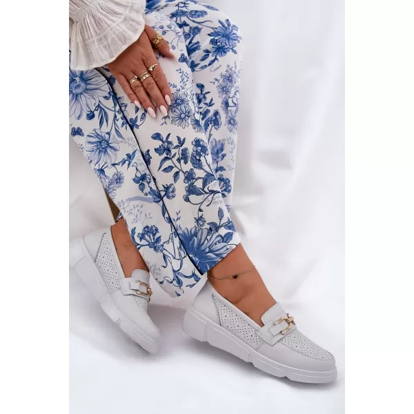  Mocasini de dama VINCEZA 88007 ALB 