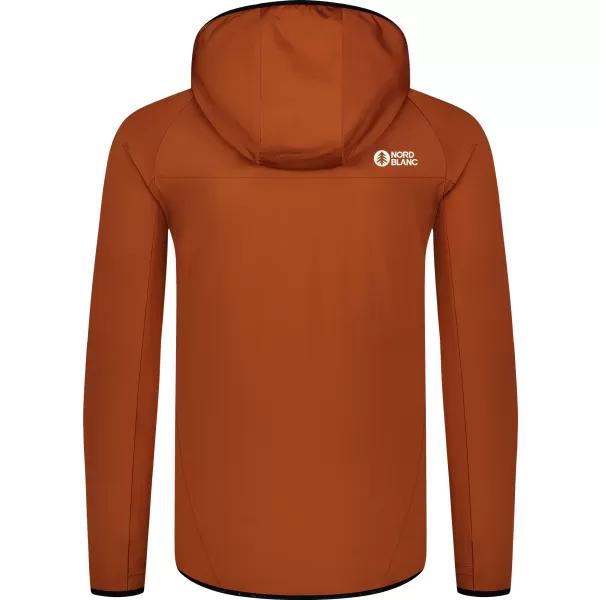  Hanorac powerfleece pentru bărbați NORDBLANC CREEK NBWFM8280 MARO 