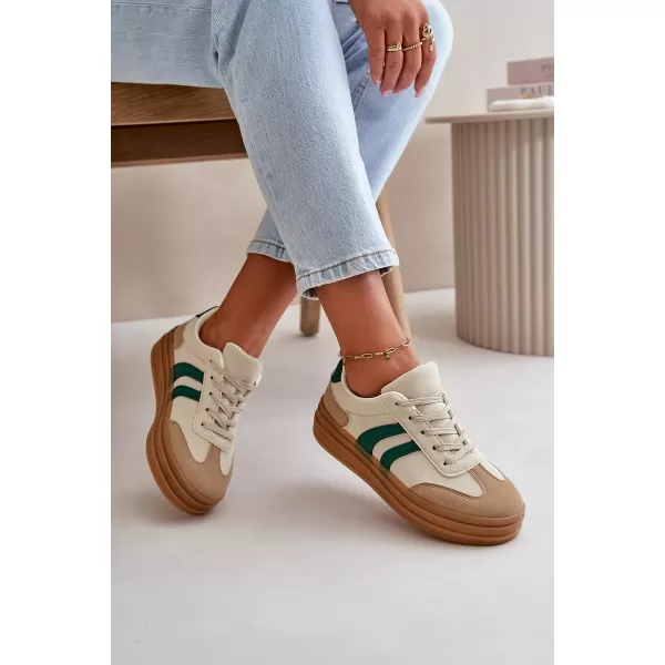  Adidași de damă EVENTO NESONICE BEJ/VERDE 
