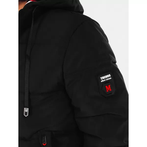  Jachetă pentru bărbați DSTREET TX5087 NEGRU 