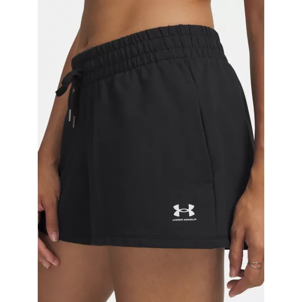  Pantaloni scurți de damă UNDER ARMOUR SPORT TERRY SHORT 6011022-001 NEGRU 