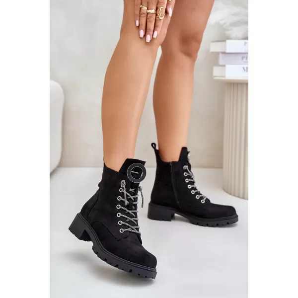 Pantofi de dama VINCEZA 16465 NEGRU 
