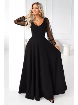 Rochie NUMOCO 640-2 NEGRU