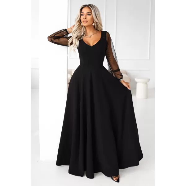  Rochie NUMOCO 640-2 NEGRU 