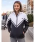Jachetă softshell premium pentru femei ALTISPORT VOJ/ALW101JACK01 ALB-NEGRU