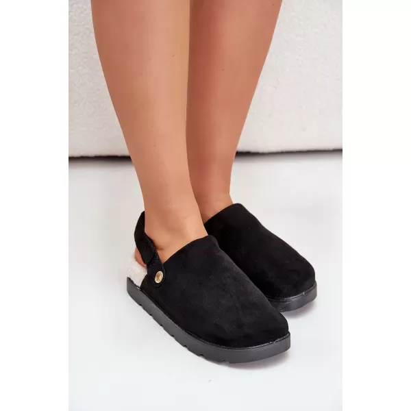  Papuci de damă BOTO LINNEOLA 34719 NEGRU 