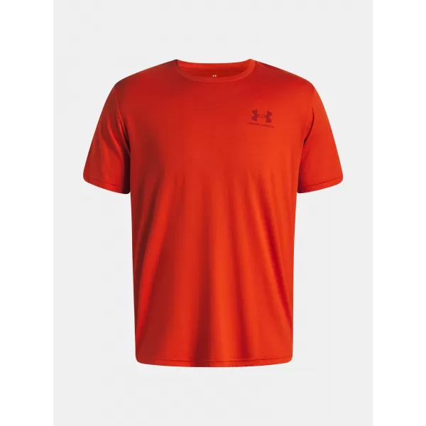  Tricou pentru bărbați UNDER ARMOUR UA M SPORTSTYLE LC SS 1326799-842 PORTOCALE 