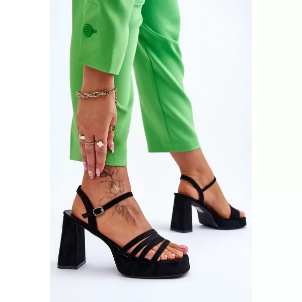  Sandale de dama BOTO VERDA 24605 NEGRU 