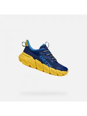 Adidași pentru băieți GEOX FLEXYPER FAST J46N1A0149JC0657 ALBASTRU ÎNCHIS