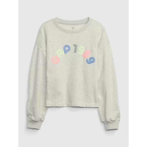  Hanorac pentru copii GAP SWEATSHIRT 500951-01 ERICA GRI 