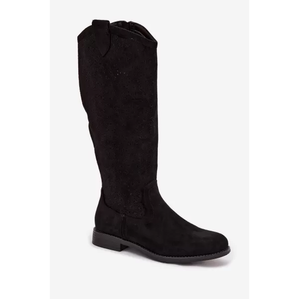  Cizme de dama S.BARSKI HY61-8022 NEGRU 