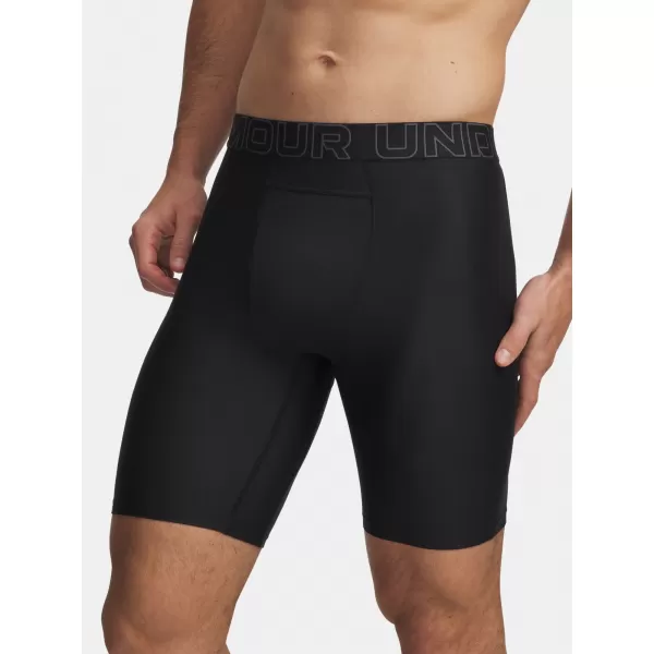  Boxeri pentru bărbați UNDER ARMOUR PERFORMANCE POUCH - SOLID 9IN - 2 6012561-001 NEGRU 