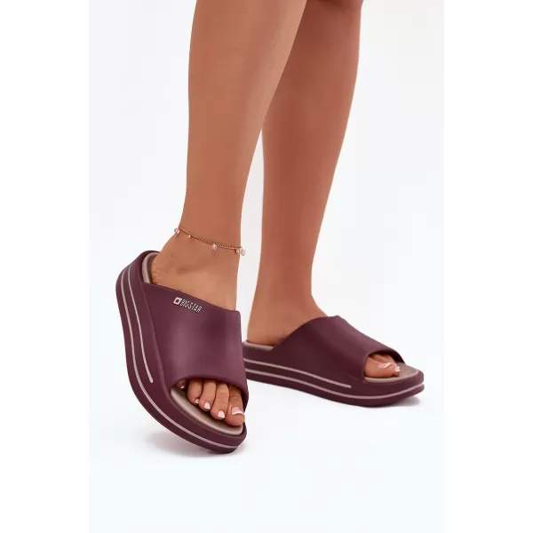 Papuci dama BIG STAR SS274425 RED Pantofi Big Star 