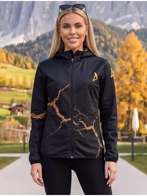 Jachetă softshell premium pentru femei ALTISPORT VOJ/ALW129JACK01 NEGRU